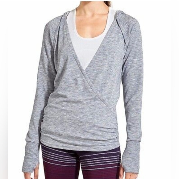 Athleta Studio Hoodie in Navy Heather - Picture 1 of 5
